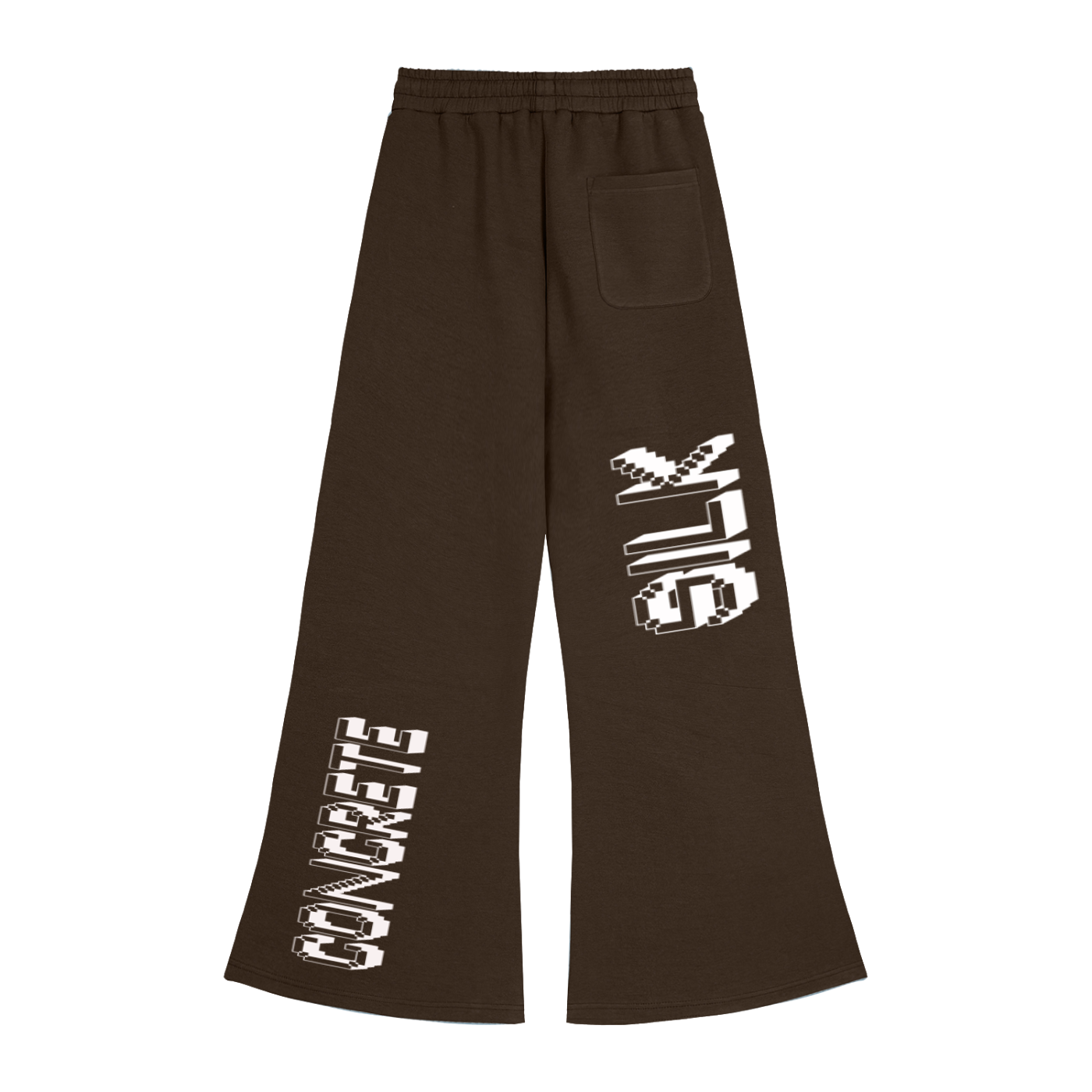 Structured Wide Leg Sweatpants
