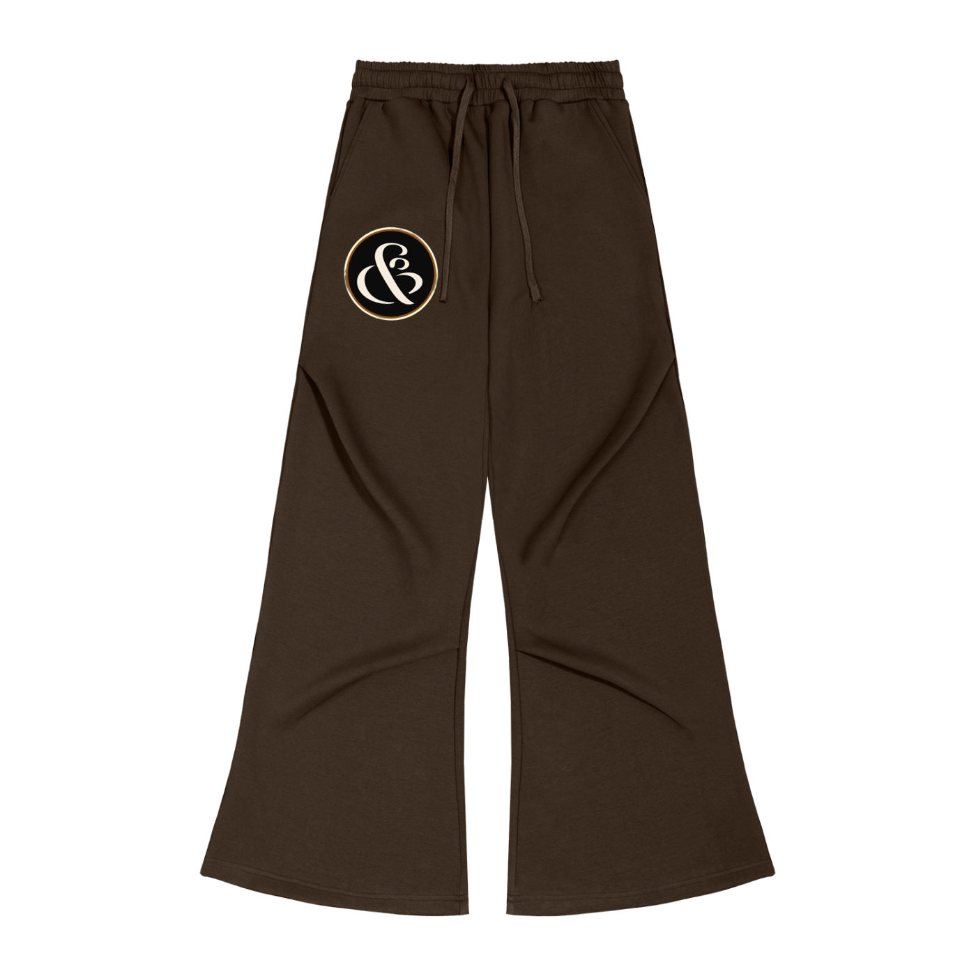 Structured Wide Leg Sweatpants