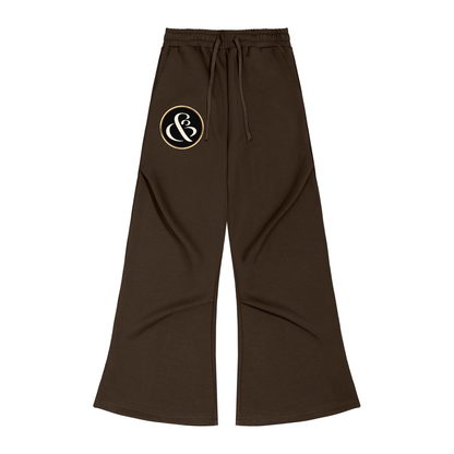 Structured Wide Leg Sweatpants