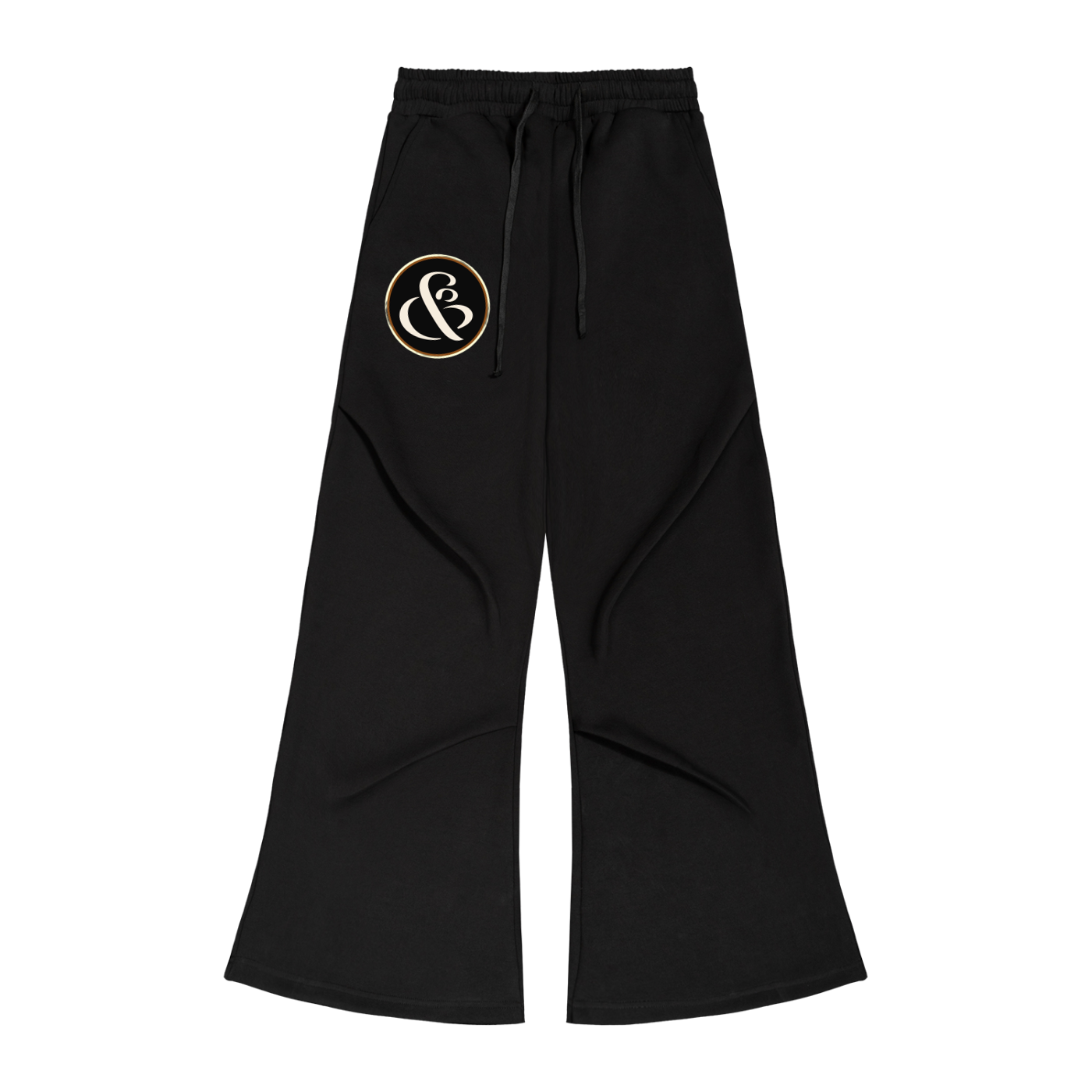 Structured Wide Leg Sweatpants