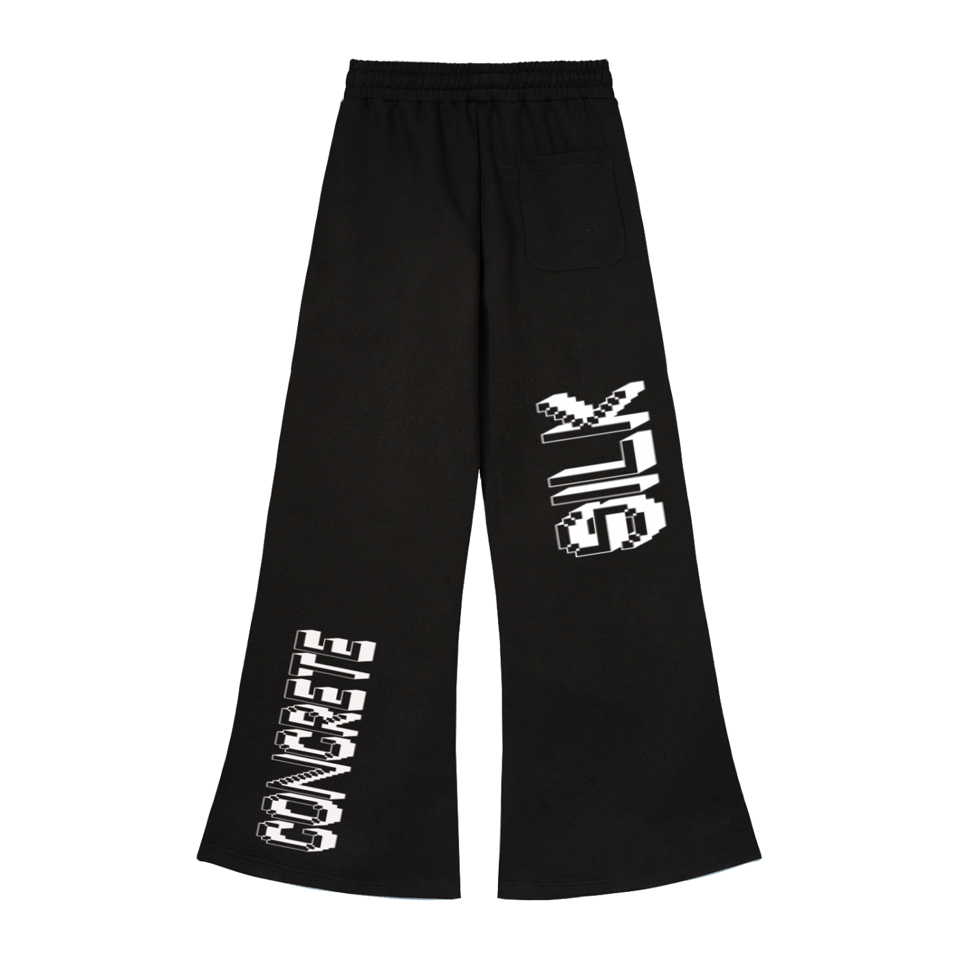Structured Wide Leg Sweatpants